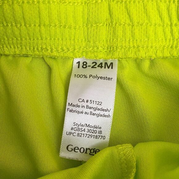 joe FRESH | 3/$15 Neon Yellow/Green Basketball Shorts - Picture 3 of 3